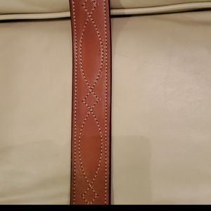 Handsome Bianchi leather belt sz 32